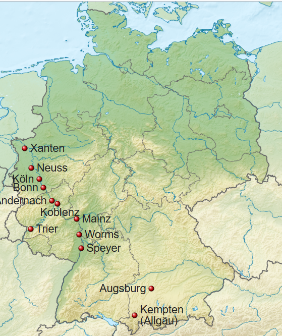 römische stadtgründungen